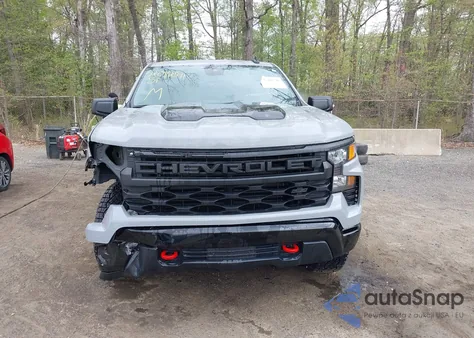 2025 Chevrolet Silverado 1500 4Wd Short Bed Custom Trail Boss from USA, damaged, VIN 3GCUKCED6SG110946